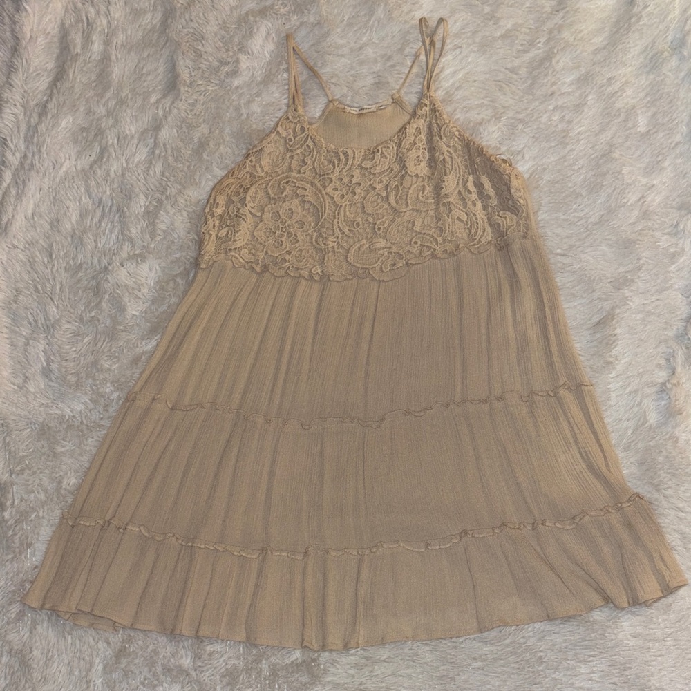 Blu Pepper Cream Dress